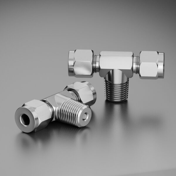 Male Branch Tees - Double Ferrule